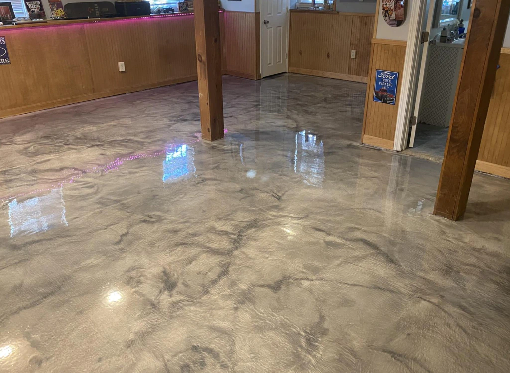 metallic epoxy flooring